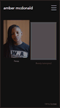 Mobile Screenshot of ambermcdonald.net